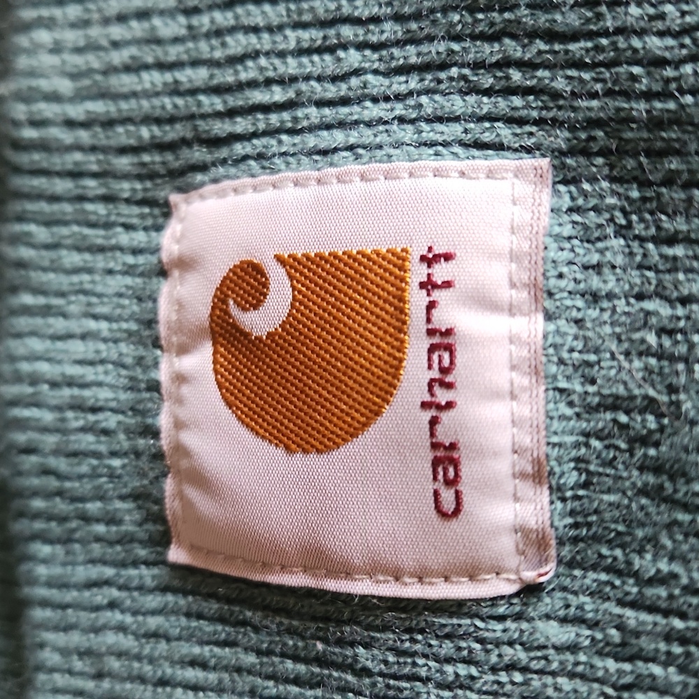 Carhartt Green Knit Beanie Hat - Picture 2 of 5
